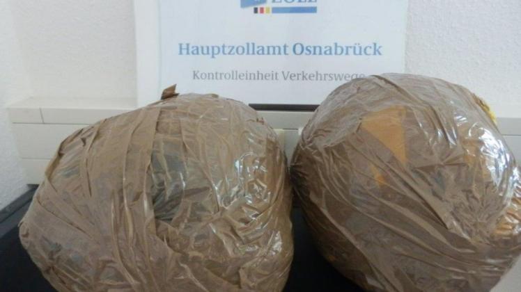 Die beiden Pakete waren in dem Subwoofer versteckt. Foto: Hauptzollamt Osnabrück