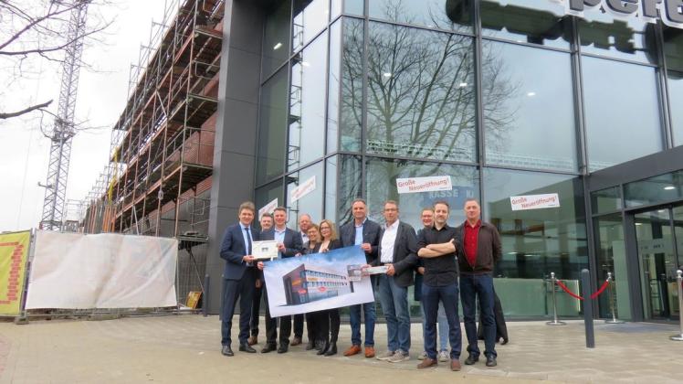 Rial KaufGebäude in Lingen wird um Gastronomie und Büros