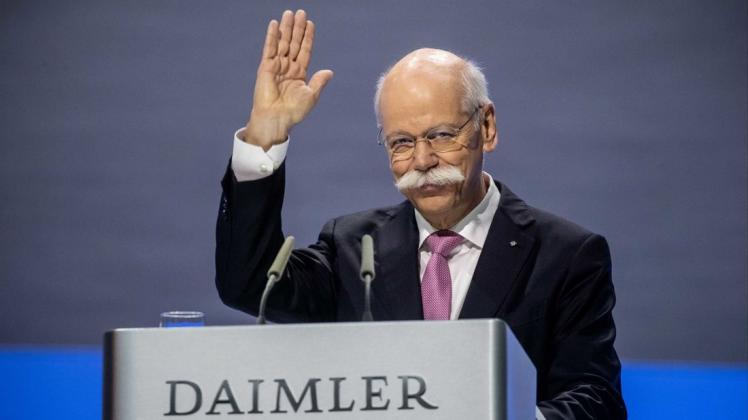 Dieter Zetsche verabschiedet sich auf der Hauptversammlung von seinem Posten als Daimler-Chef. Foto: dpa/Michael Kappeler