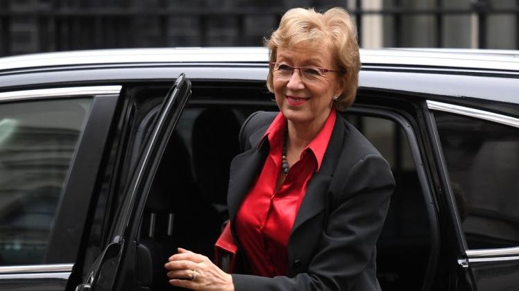 Die britische Ministerin für Parlamentsfragen, Andrea Leadsom, hat ihren Rücktritt verkündet. Foto: AFP/Daniel Leal-Olivas