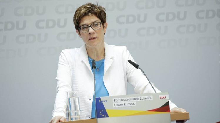 CDU-Chefin Annegret Kramp-Karrenbauer. Foto: imago images / Reiner Zensen