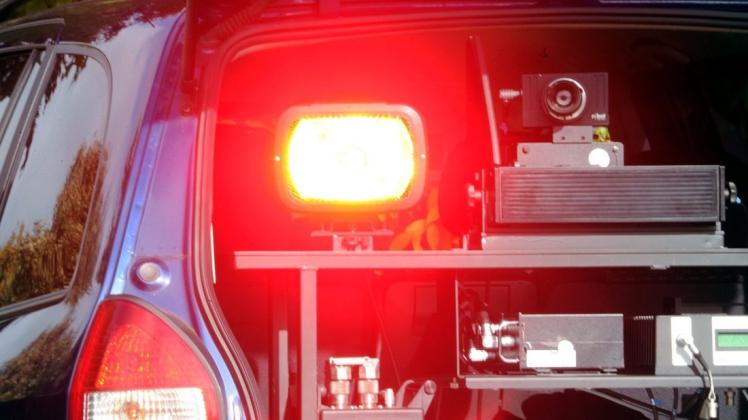 Der Landkreis Osnabrück hat für die kommende Woche Geschwindigkeitsmessungen angekündigt. Hier wird vom 3. bis zum 9. Mai 2019 geblitzt. Symbolfoto: dpa