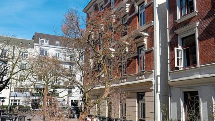 Mietshäuser im Stadtteil Eppendorf in Hamburg. Die Reformpläne der Grundsteuer sorgen für große Unruhe bei sozialen Vermietern. 