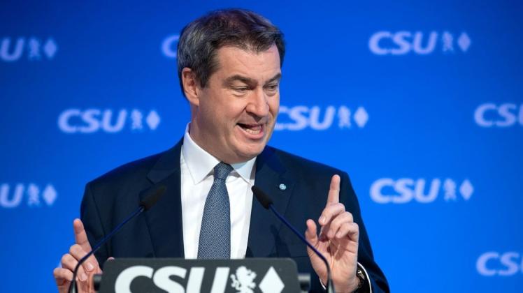 Der CSU-Vorsitzende Markus Söder will die Digitalisierung seiner Partei vorantreiben. Foto: dpa/Sina Schuldt