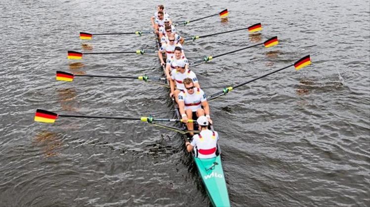 Der Deutschland-Achter verteidigte in Luzern seinen EM-Titel. 