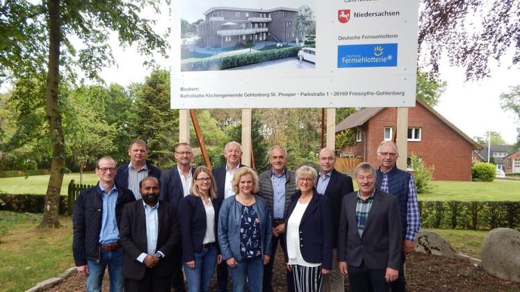 Ende 2020 soll das neue Seniorenwohnzentrum mit 35 Plätzen in Gehlenbergs Dorfmitte fertiggestellt sein. Foto: Insa Pölking