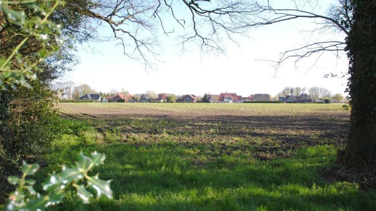 Gut fünf Hektar groß ist die Ackerfläche im Norden des Menslager Ortskerns, auf der ein neues Wohngebiet entstehen könnte. Foto: Björn Thienenkamp