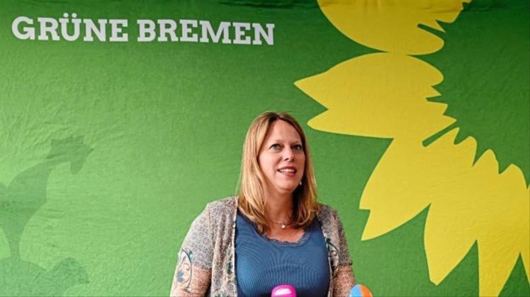 Maike Schaefer, die Spitzenkandidatin von Bündnis 90/Die Grünen in Bremen. Foto: Carmen Jaspersen