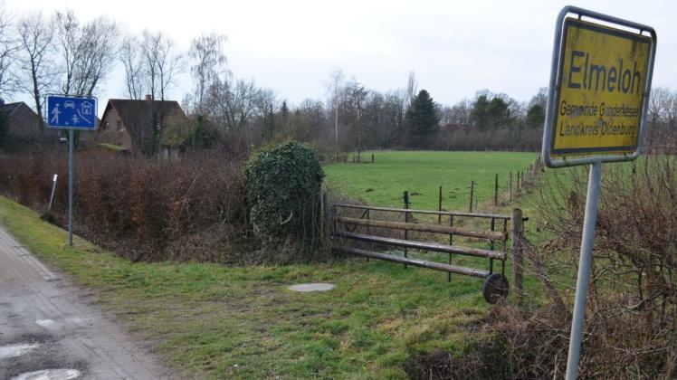 Als mögliches Baugebiet vorgeschlagen: die Fläche nördlich Elmeloher Straße und westlich Am Holz in Elmeloh. Als mögliches Baugebiet vorgeschlagen: die Fläche nördlich Elmeloher Straße und westlich Am Holz in Elmeloh.