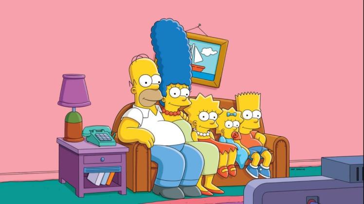 "Die Simpsons" spielt in der fiktiven amerikanischen Kleinstadt Springfield und dreht sich um das Leben von Homer (l-r), Marge, Lisa, Maggie und Bart Simpson.