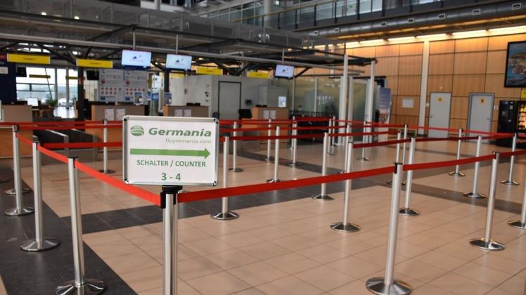 Nach der Pleite der Fluggesellschaften Germania und Flybmi steht der Flughafen Rostock-Laage vor dem Aus. Nach der Pleite der Fluggesellschaften Germania und Flybmi steht der Flughafen Rostock-Laage vor dem Aus.