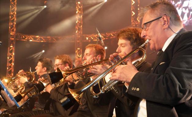 In guter Form präsentierten sich die Musiker des Musikvereins Nortrup. Foto: Georg Geers