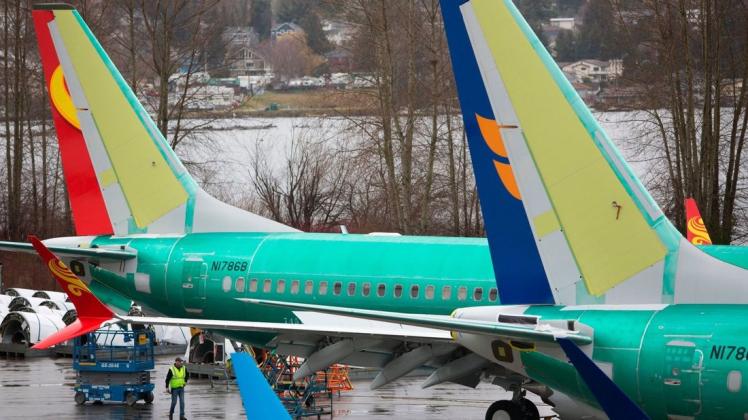 Die 737 MAX Flugzeuge werden in Renton, Washington, produziert. Foto: Jason Redmond/AFP