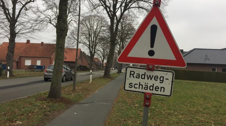 Akuten Nachholbedarf bei der Sanierung von Radwegen in Papenburg sieht die CDU-Stadtratsfraktion. Foto: Gerd Schade
