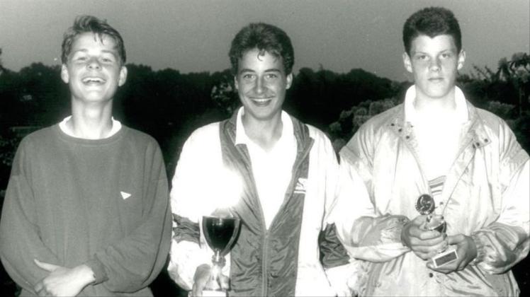 Drei Juniorenspieler des TSV Ganderkesee siegten bei den Tennis-Jugendmeisterschaften 1988. 