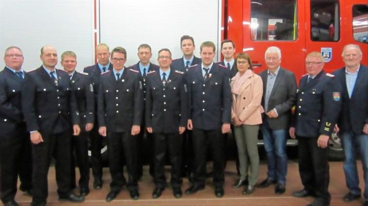 Ein Ausblick auf 2019 sowie Beförderungen standen während der Jahreshauptversammlung der freiwilligen Feuerwehr Surwold unter anderem auf der Tagesordnung. 