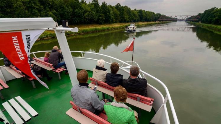 Zur "Landpartie Ostwestfalen" des Heimatvereins Bersenbrück gehört auch ein Schiffsausflug. Foto: Helge Holz Zur "Landpartie Ostwestfalen" des Heimatvereins Bersenbrück gehört auch ein Schiffsausflug. Foto: Helge Holz