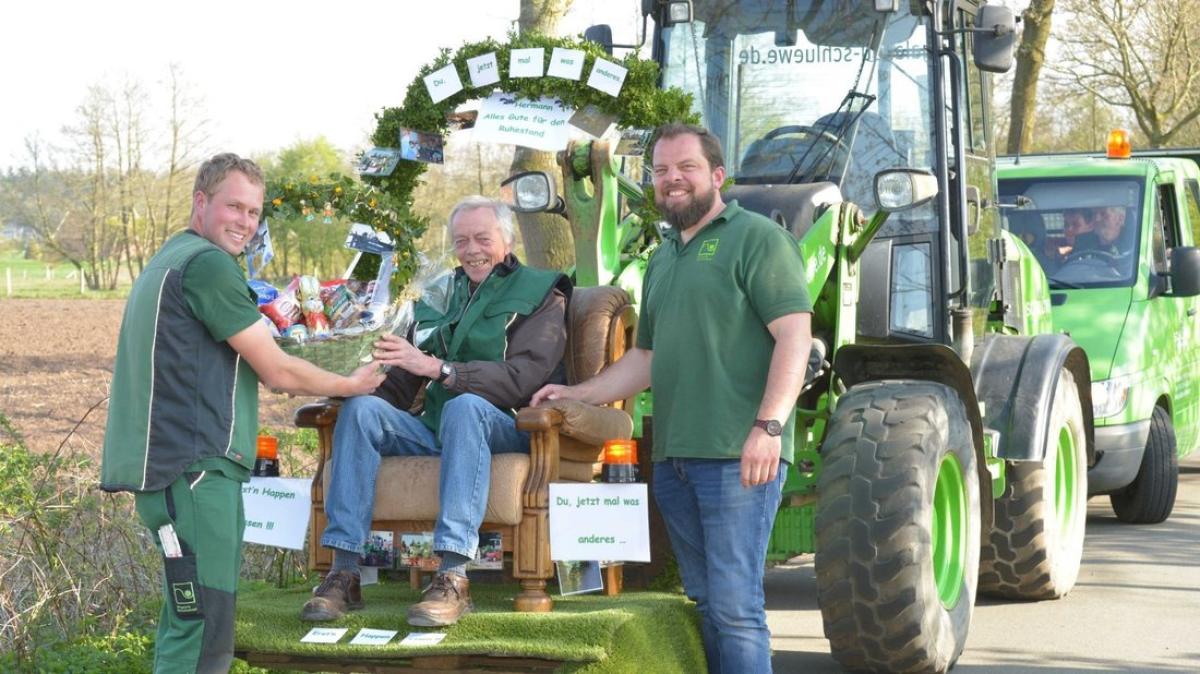 Kettenkamper Firma Schlüwe chauffiert \