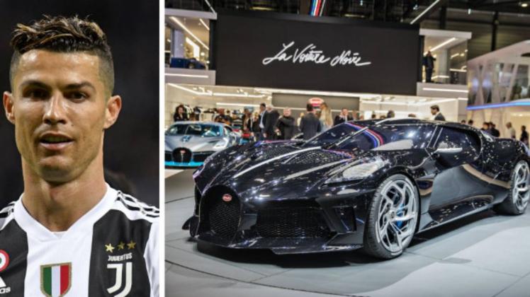 Cristiano Ronaldo soll der neue Besitzer des Luxus-Sportwagens "La Voiture Noire" von Bugatti sein.