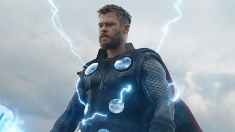 Schauspieler Chris Hemsworth in seiner Rolle als "Thor" im Film "Avengers: Endgame". Foto: dpa/Marvel Studios/Walt Disney Germany