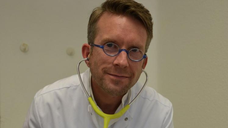 Dr. Jan-Philipp Martin will aufklären: Der Welt-Hypertonie-Tag steht unter dem Motto „Kenn Deinen Druck“. Foto: Marco Julius
