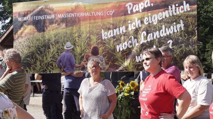 Bei der Veranstaltung der Initiative "Pro Landwirtschaft" kochten am vergangenen Samstag die Emotionen hoch. Foto: Christina Wiesmann