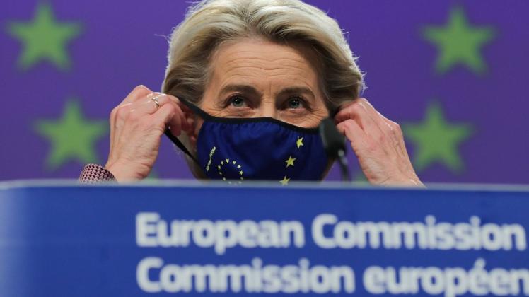 Unter Druck: Das Europaparlament verklagt die von Ursula von der Leyen geführte EU-Kommission.