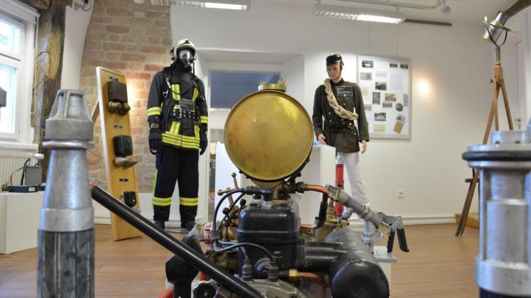 Die Sonderausstellung zu 150 Jahren Freiwillige Feuerwehr Bützow ist bis 15. März zu sehen.