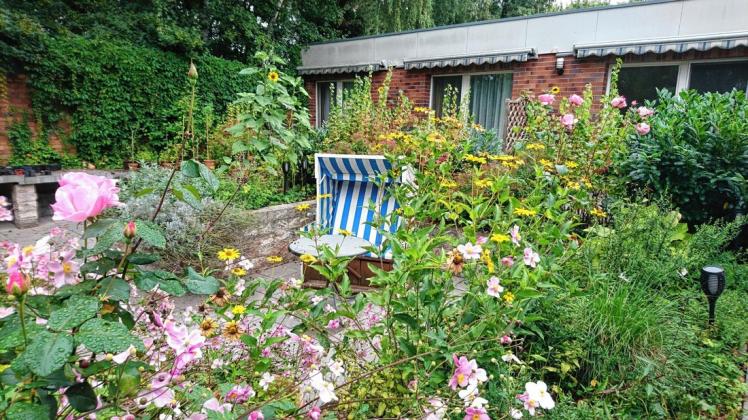 Das Rostocker Hospiz hat einen Garten für Gäste und Besucher.
