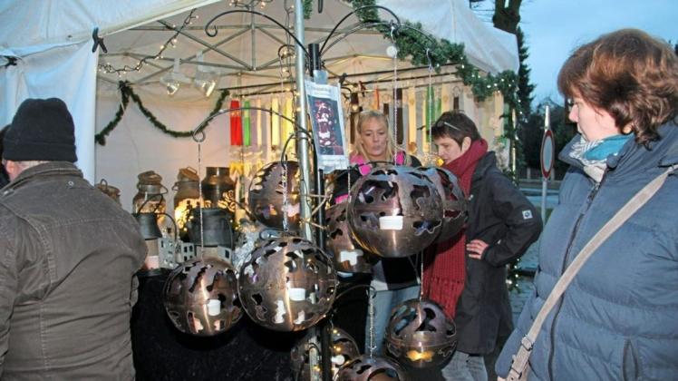 Der Weihnachtsmarkt in Hunteburg fällt 2021 aus. Die Planungen für 2022 haben aber schon begonnen (Archivfoto).