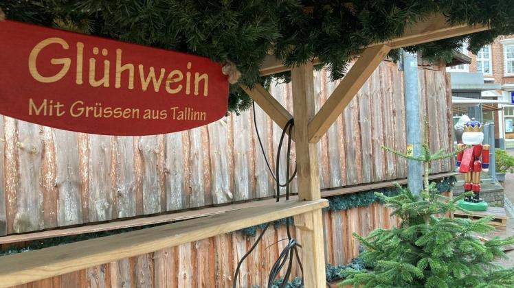 Einer der Hotspots auf dem Alten Markt in Elmshorn: der beliebte Tallin-Stand.