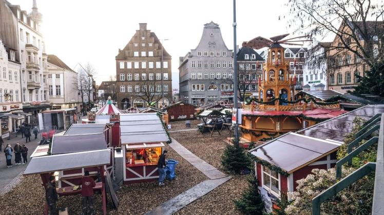 Der Weihnachtsmarkt auf dem Südermarkt öffnet am Montagnachmittag offiziell.