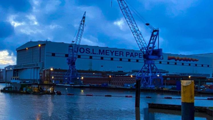 Auf der Meyer Werft werden Hunderte Mitarbeiter ihre Jobs verlieren.