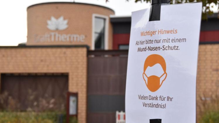 Die Delmenhorster Grafttherme schließt zeitweise den Erlebnisbereich. Die Delmenhorster Grafttherme schließt zeitweise den Erlebnisbereich.