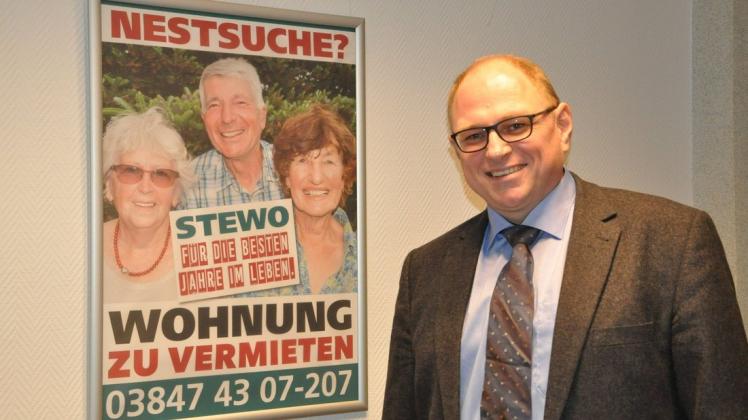 Er ist seit einem Jahr Geschäftsführer der Sternberger Wohnungsbaugesellschaft: Sven Diederichs Er ist seit einem Jahr Geschäftsführer der Sternberger Wohnungsbaugesellschaft: Sven Diederichs