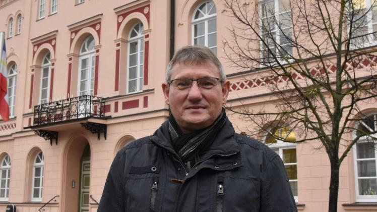 Der Bürgermeister von Sternberg, Armin Taubenheim, blickt auf 2021 zurück und auf das Jahr 2022 voraus.