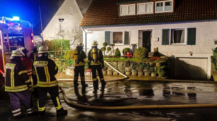 Die Feuerwehr konnte den Brand in Ostercappeln nach kurzer Zeit löschen.