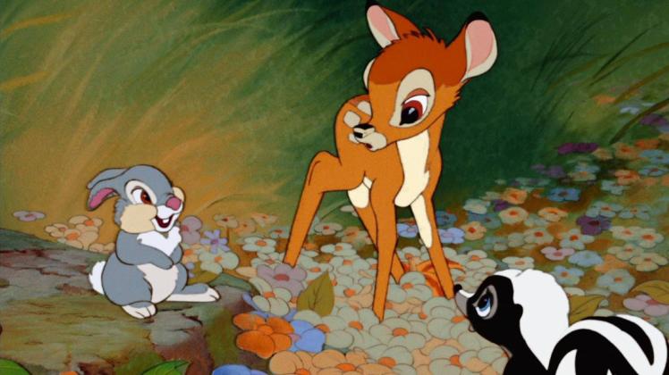1942 veröffentlichte Disney den Animationsfilm "Bambi", die Geschichte eines als "Prinz des Waldes" betitelten Rehkitzes.