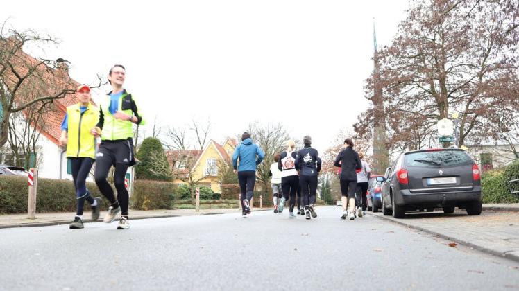 Trotz der offiziellen Absage des OTB-Silvesterlaufes gingen am Freitag etliche Läufer auf eigene Faust auf die Strecke.