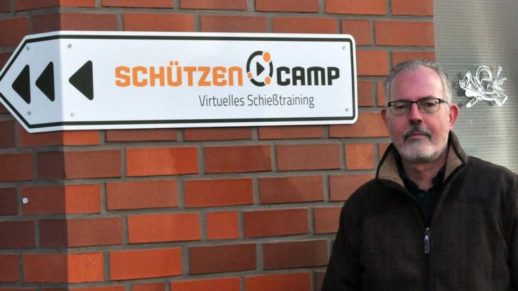 Betreiber des Schützencamps in Meppen: Hubert Brandewiede.