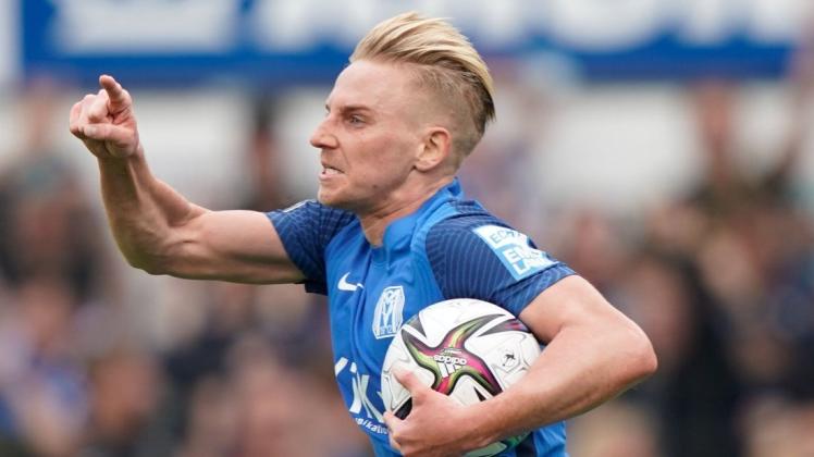 Hier bin ich: Mittelfeldspieler Willi Evseev darf auf einen Platz in der Startelf des SV Meppen bei den Würzburger Kickers hoffen