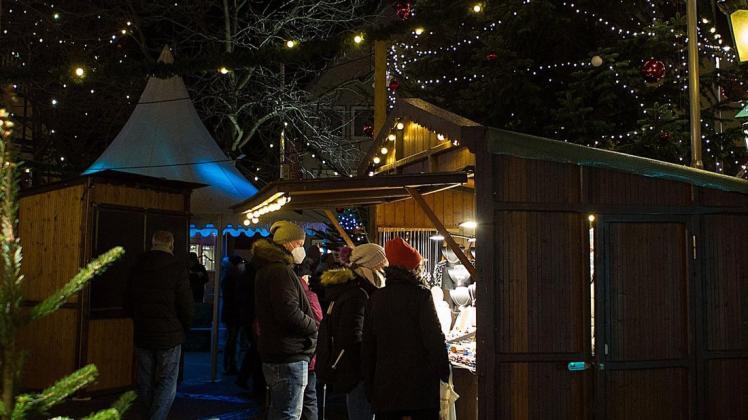 Der Weihnachtsmarkt in Melle öffnet auch in den kommenden Tagen.