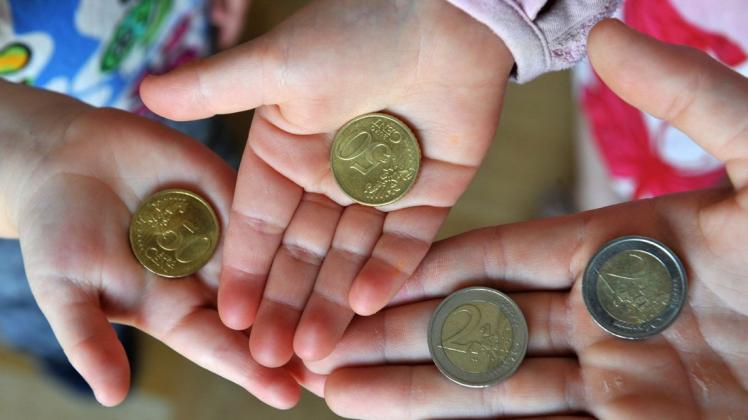 Mit Taschengeld kann man lernen,  sich das Geld gut einzuteilen.