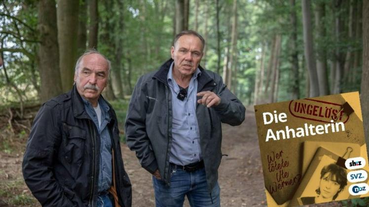 Der ehemalige Mordermittler Berndt Klose (links) und der aktuelle Ermittler Uwe Hollmann. Sie versuchen nach wie vor den Mord an der Anhalterin Ute Werner aus dem Jahr 1988 zu lösen.