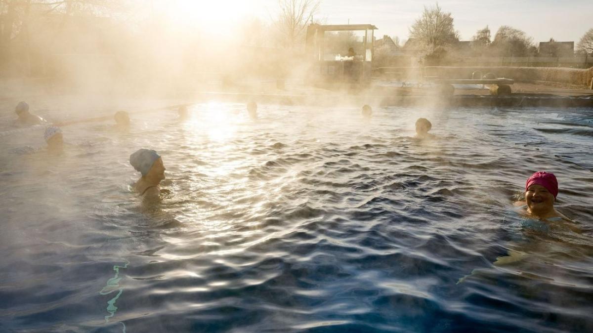 Bei Minusgraden Wie Kalt Das Schwimmen Im Freibad Bohmte Ist NOZ