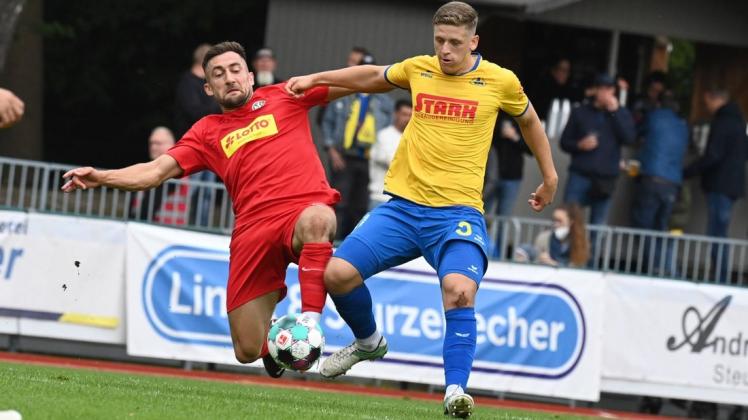Die Regionalliga-Fußballer des SV Atlas Delmenhorst um Kristian Taag (rechts) melden bislang drei Vorbereitungsspiele. Die Regionalliga-Fußballer des SV Atlas Delmenhorst um Kristian Taag (rechts) melden bislang drei Vorbereitungsspiele.