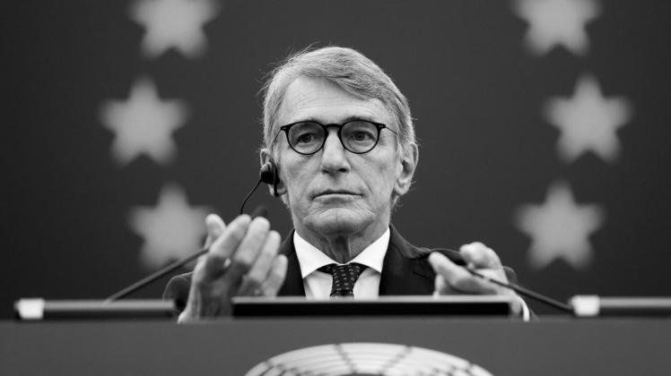 EU-Parlamentspräsident David Sassoli ist tot.