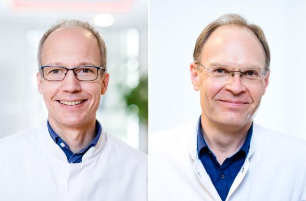 Prof. Dr. Rainer Dziewas und Dr. Lars Krause arbeiten Hand in Hand.