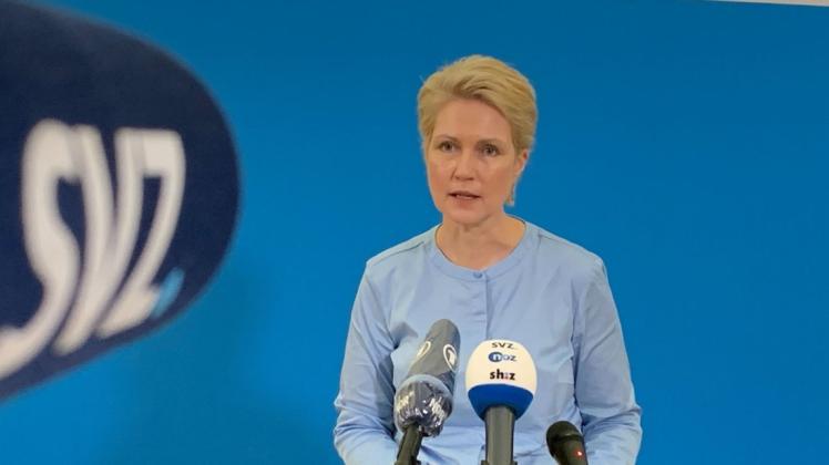 Ministerpräsidentin Manuela Schwesig äußerte sich nach der Bund-Länder-Runde zu den Ergebnissen.