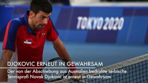 Vor Australian-Open-Auftakt: Djokovic erneut in Gewahrsam